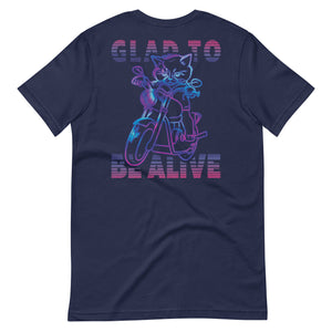 Glad To Be Alive - Cat T-shirt