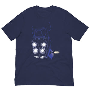 T-7 Headlights t-shirt - Blue
