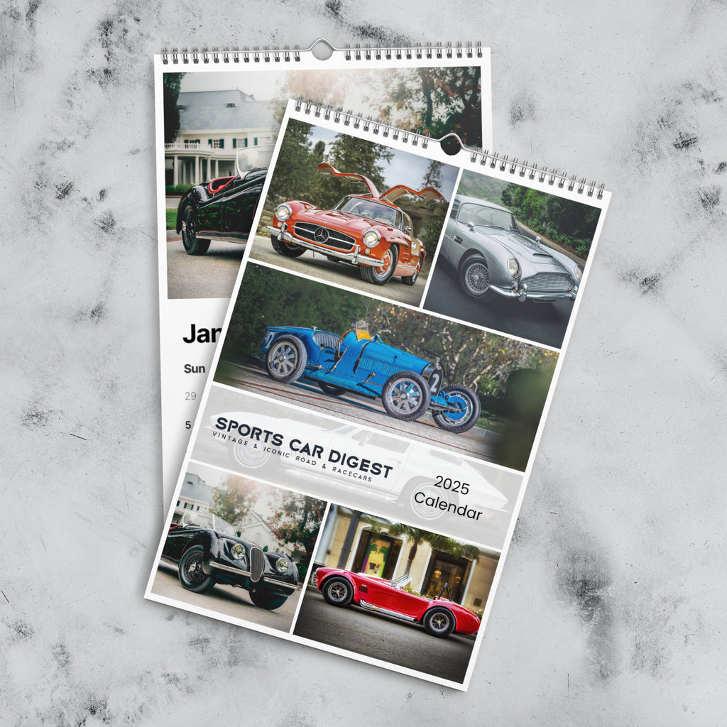 2025 SportsCarDigest Car Calendar – 100 Miles Per Hour