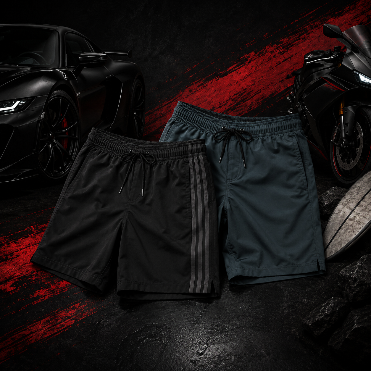 Image of Automotive & Motorcycle Board Shorts & Swim Shorts