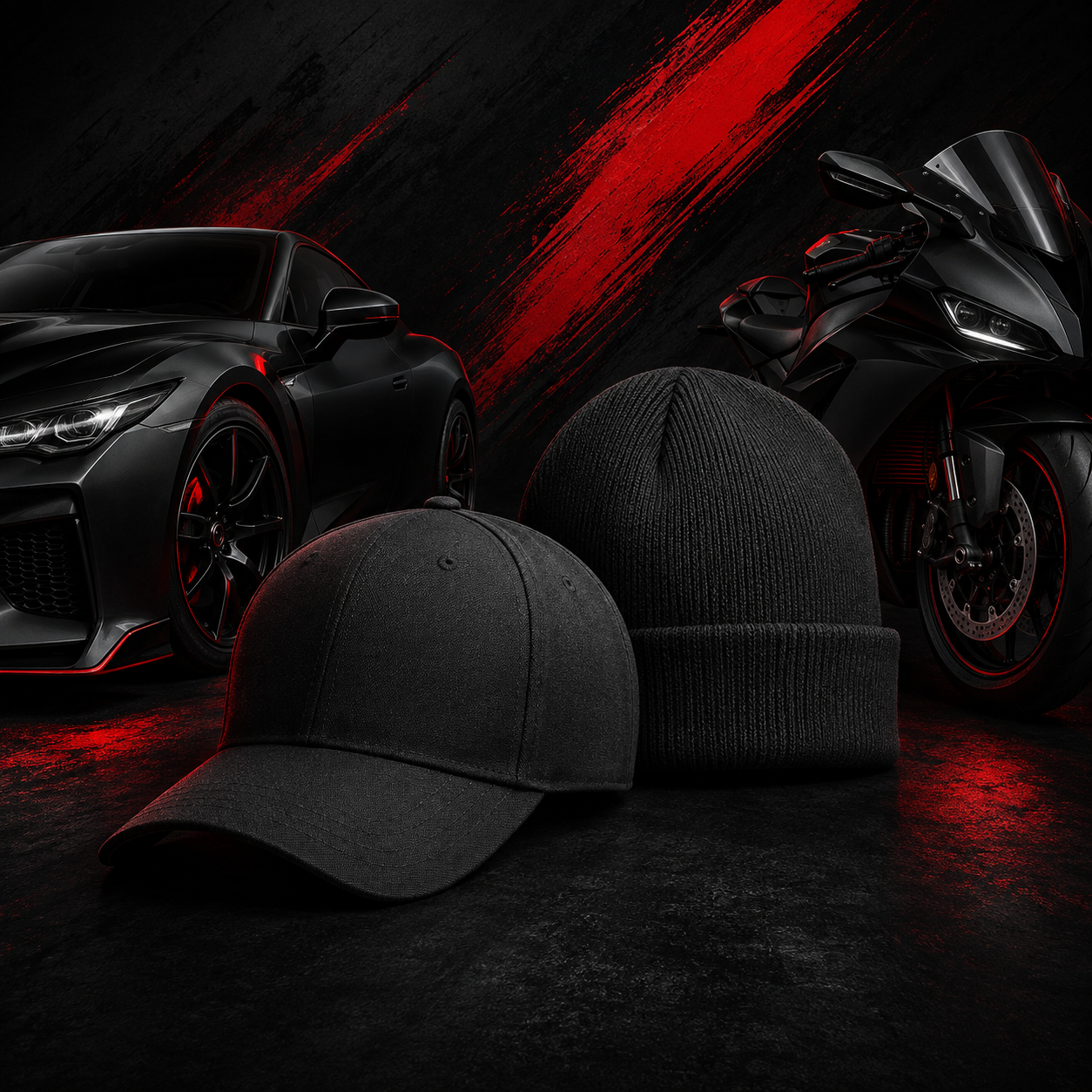 Image of Automotive & Motorcycle Hats & Caps