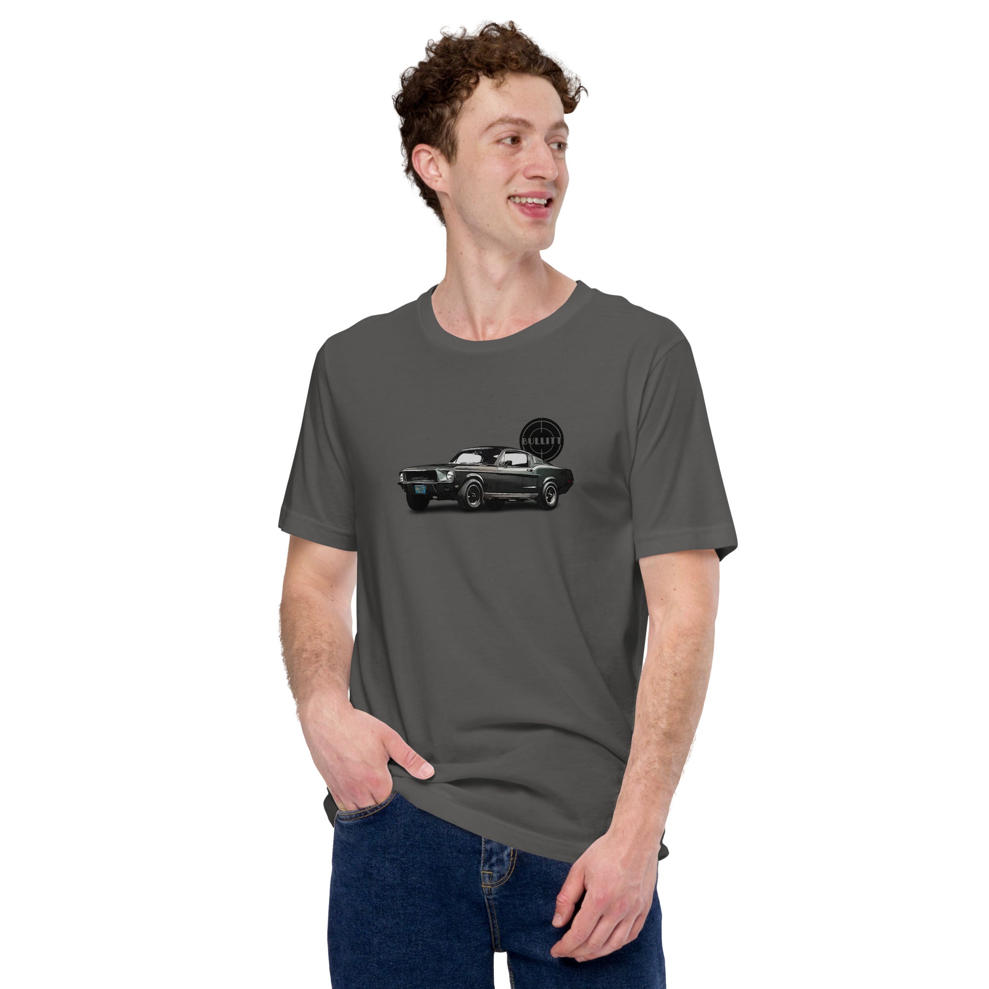 MFCT Men's Streetwear Half Sleeves Tee Cool Car Graphic T-shirt
