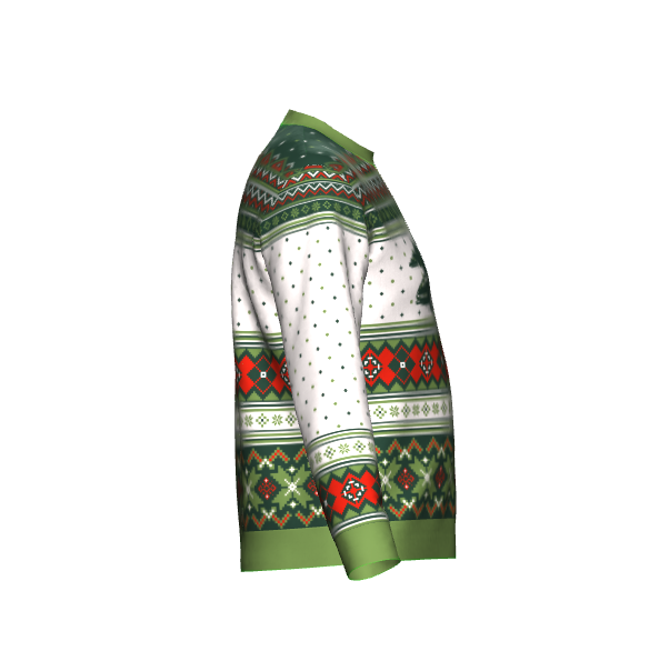 Porsche "Ugly" Christmas Knit Sweater (Green)