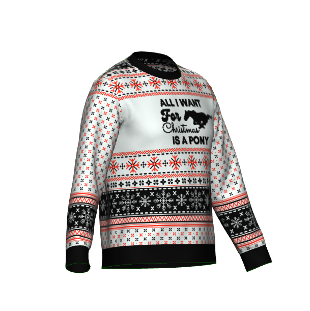 Mustang "Ugly" Knit Christmas Sweater