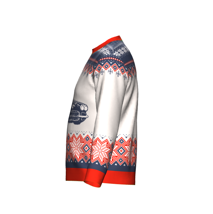 C1 Corvette "Ugly" Christmas Knit Sweater (navy)