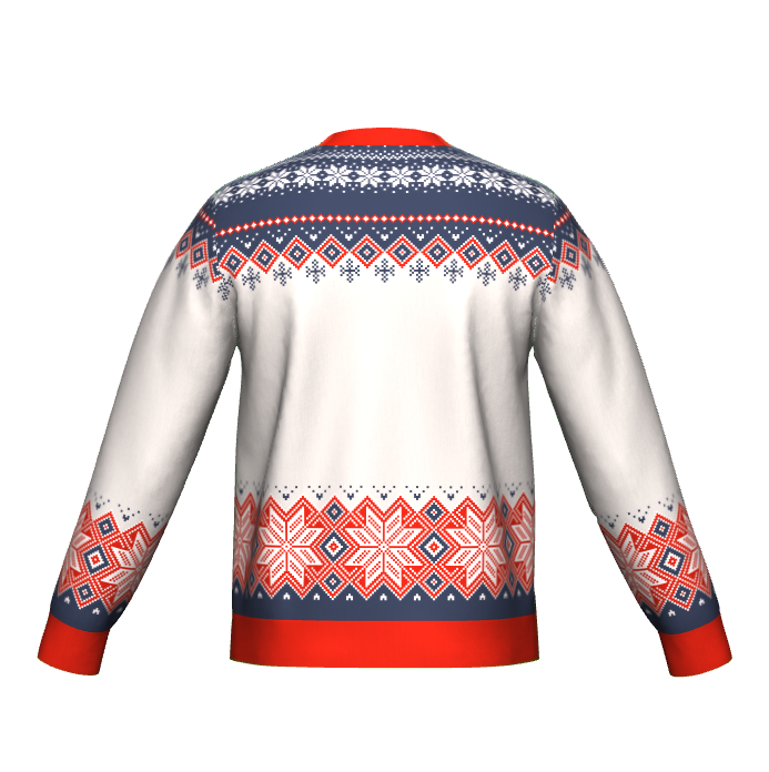 C1 Corvette "Ugly" Christmas Knit Sweater (navy)