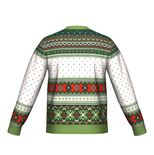 Porsche "Ugly" Christmas Knit Sweater (Green)