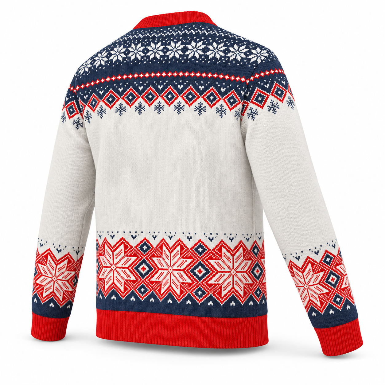 Image of C1 Corvette & Santa Christmas Sweater | Classic Corvette Holiday Knit Sweater