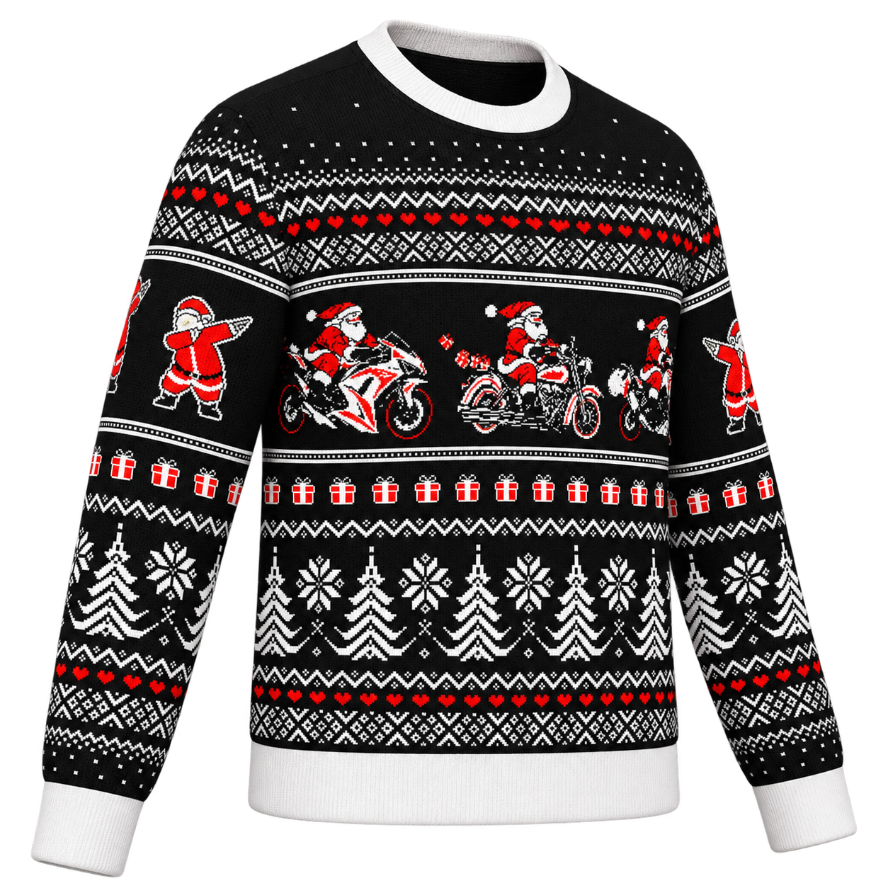 Image of Motorcycle Christmas Sweater