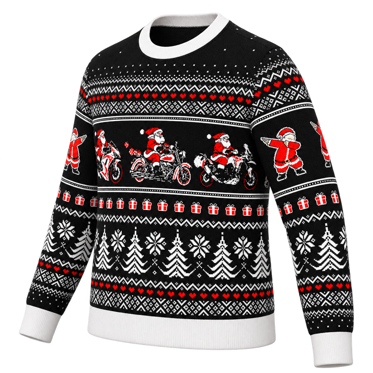 Image of Motorcycle Christmas Sweater