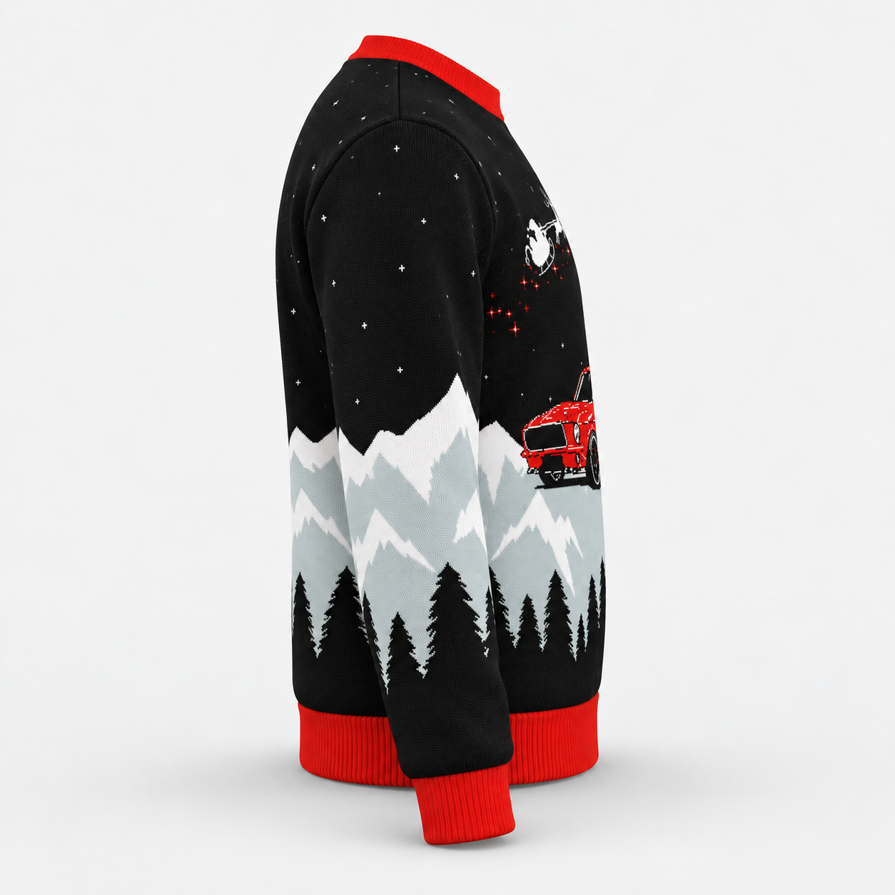 Image of Ford Mustang Christmas Sweater | Classic Pony Car Holiday Knit Sweater