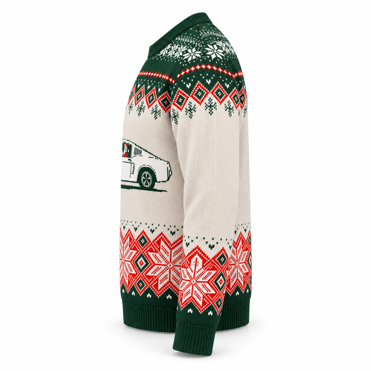 Image of Fastback Mustang Christmas Sweater | Classic Muscle Holiday Knit Sweater