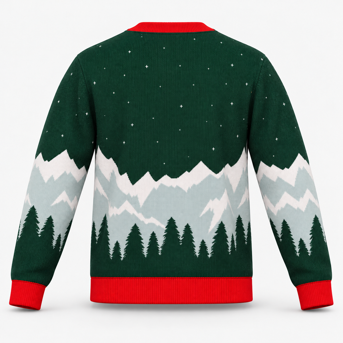 Cafe Racer Christmas Sweater | Vintage Motorcycle Holiday Knit Sweater
