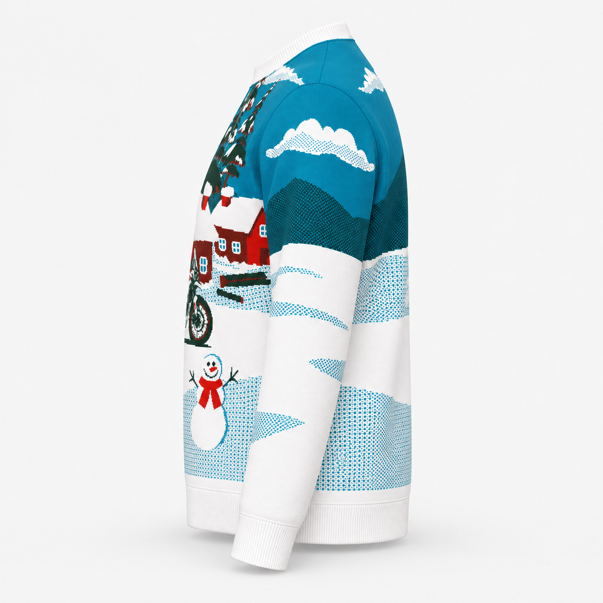 Adventure Bike Christmas Sweater | ADV Motorcycle Holiday Knit Sweater