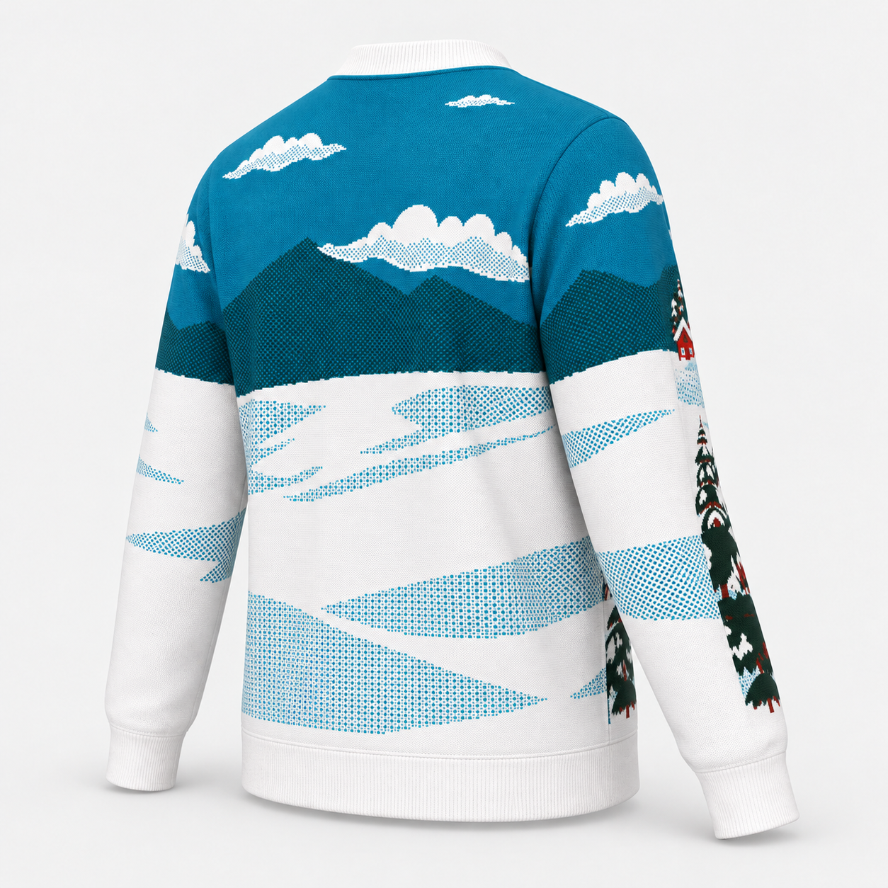 Image of Adventure Bike Christmas Sweater | ADV Motorcycle Holiday Knit Sweater