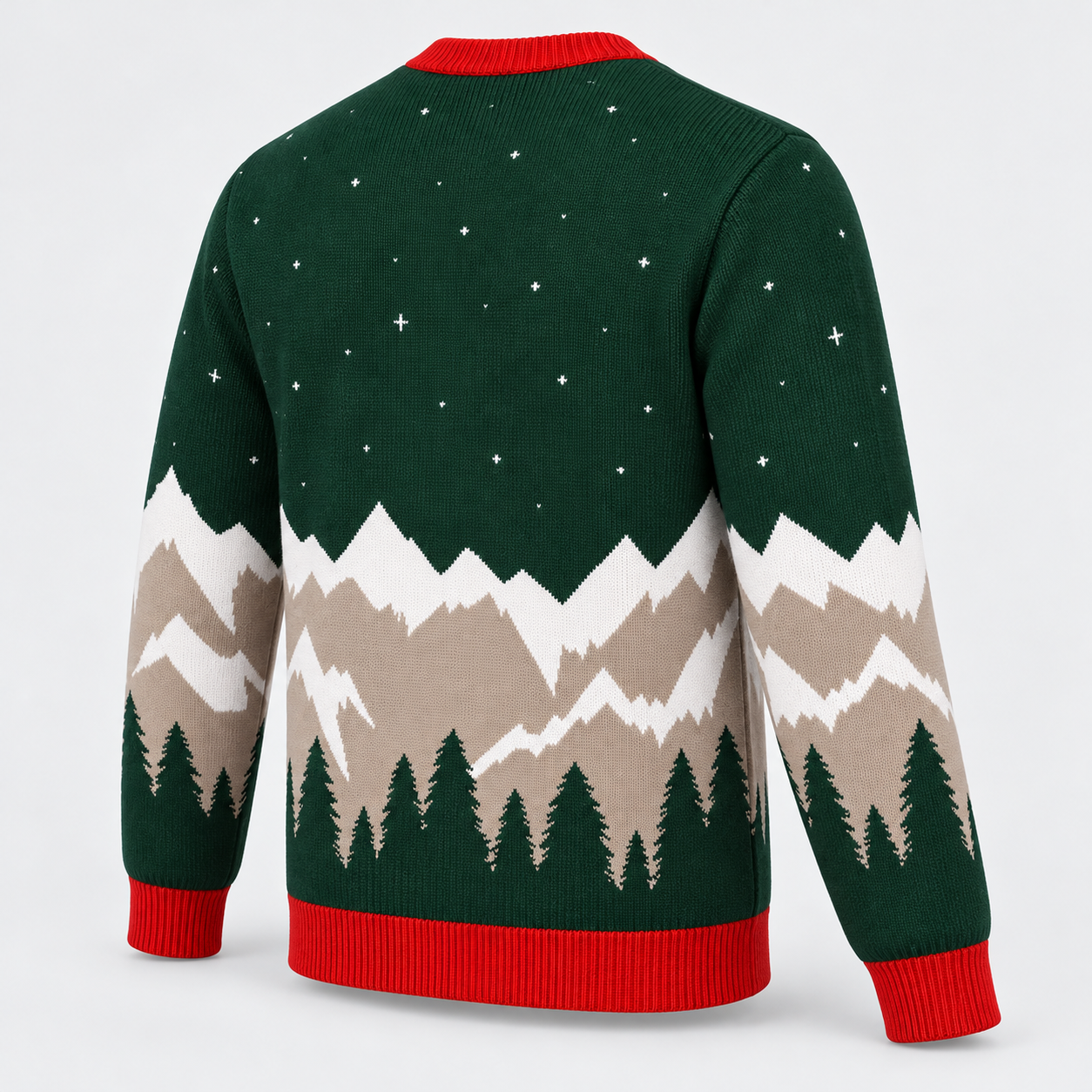 Image of Fastback Mustang In the Night Sky Christmas Sweater
