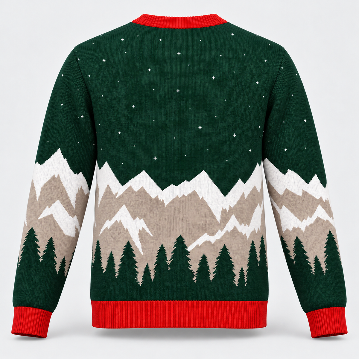 Fastback Mustang In the Night Sky Christmas Sweater
