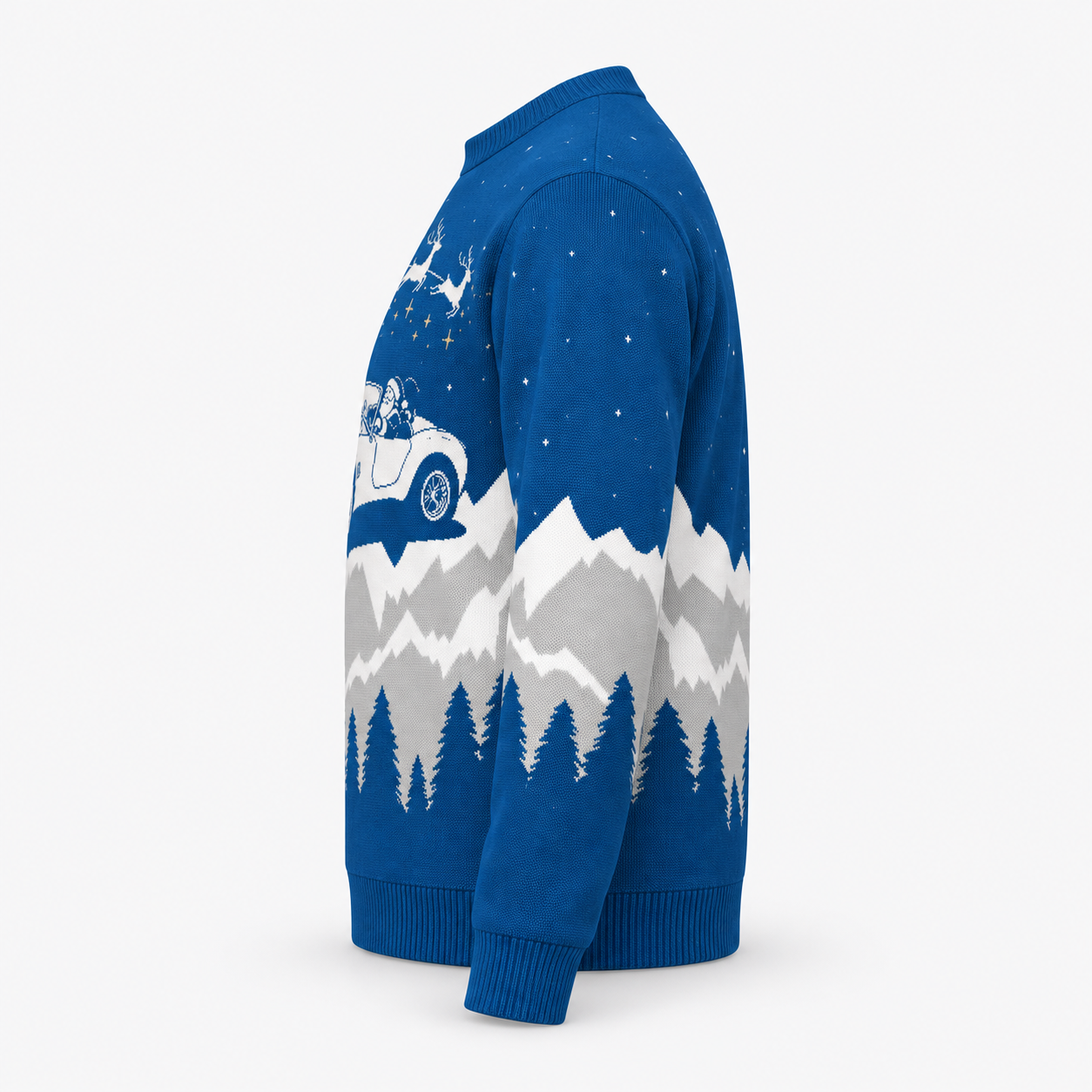 Image of Classic Car Christmas Sweater | Vintage Auto Holiday Knit Sweater