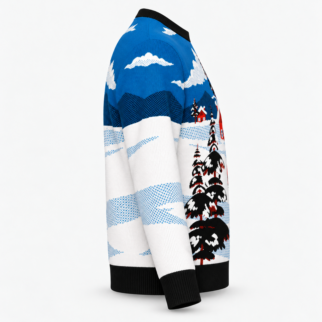 Image of C8 Corvette In Driveway Christmas Sweater