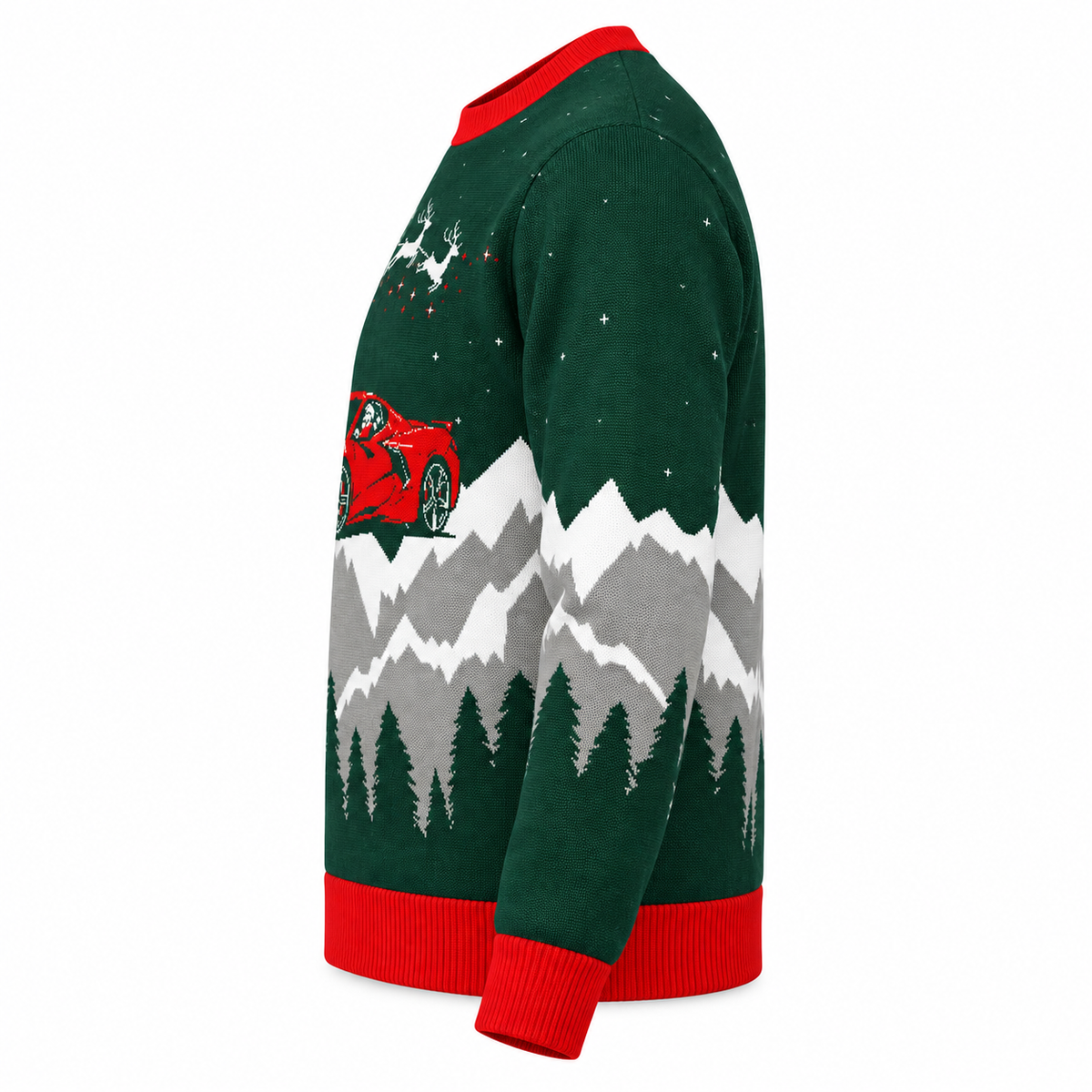 C8 Corvette In the Night Sky Christmas Sweater