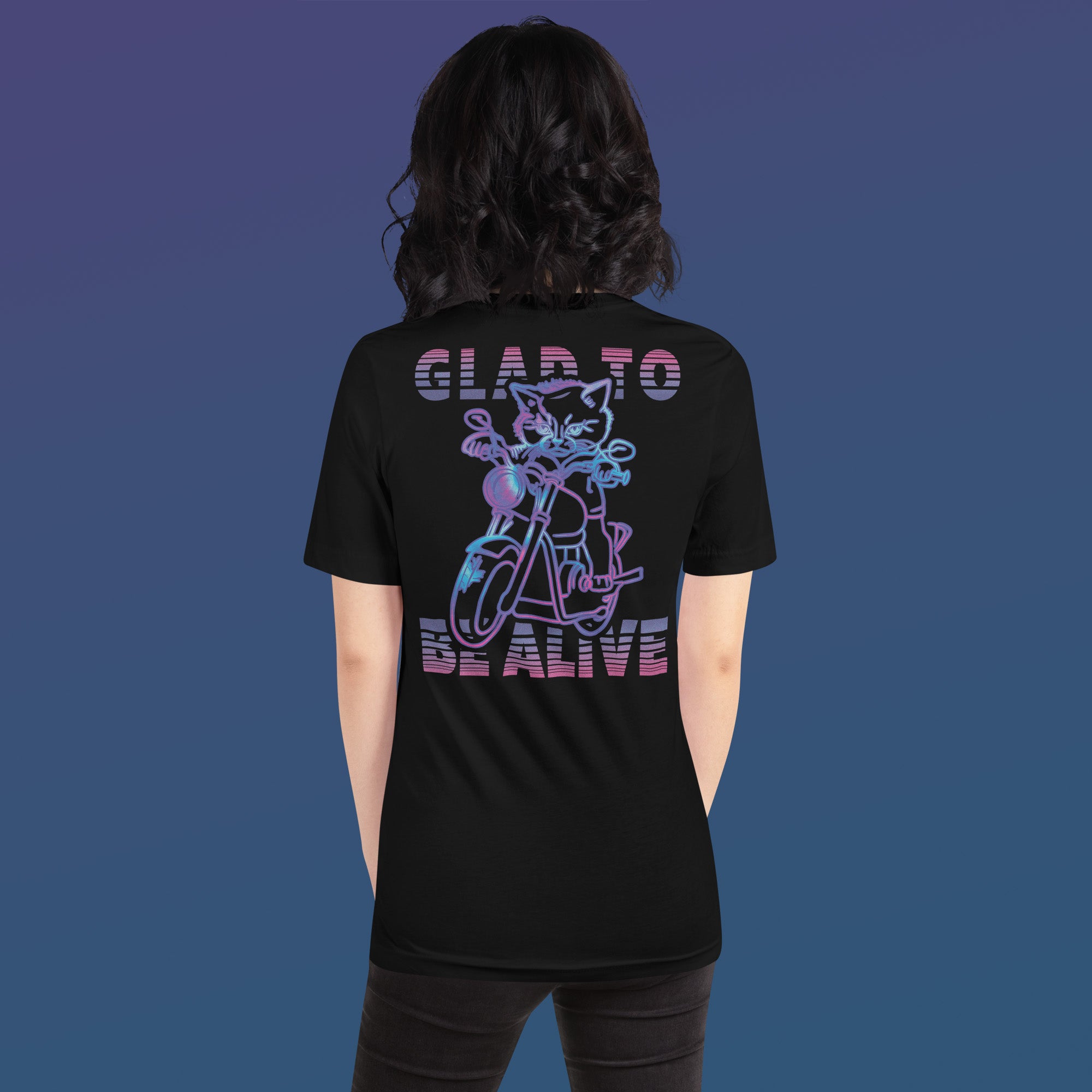 Image of Glad To Be Alive Cat T-Shirt