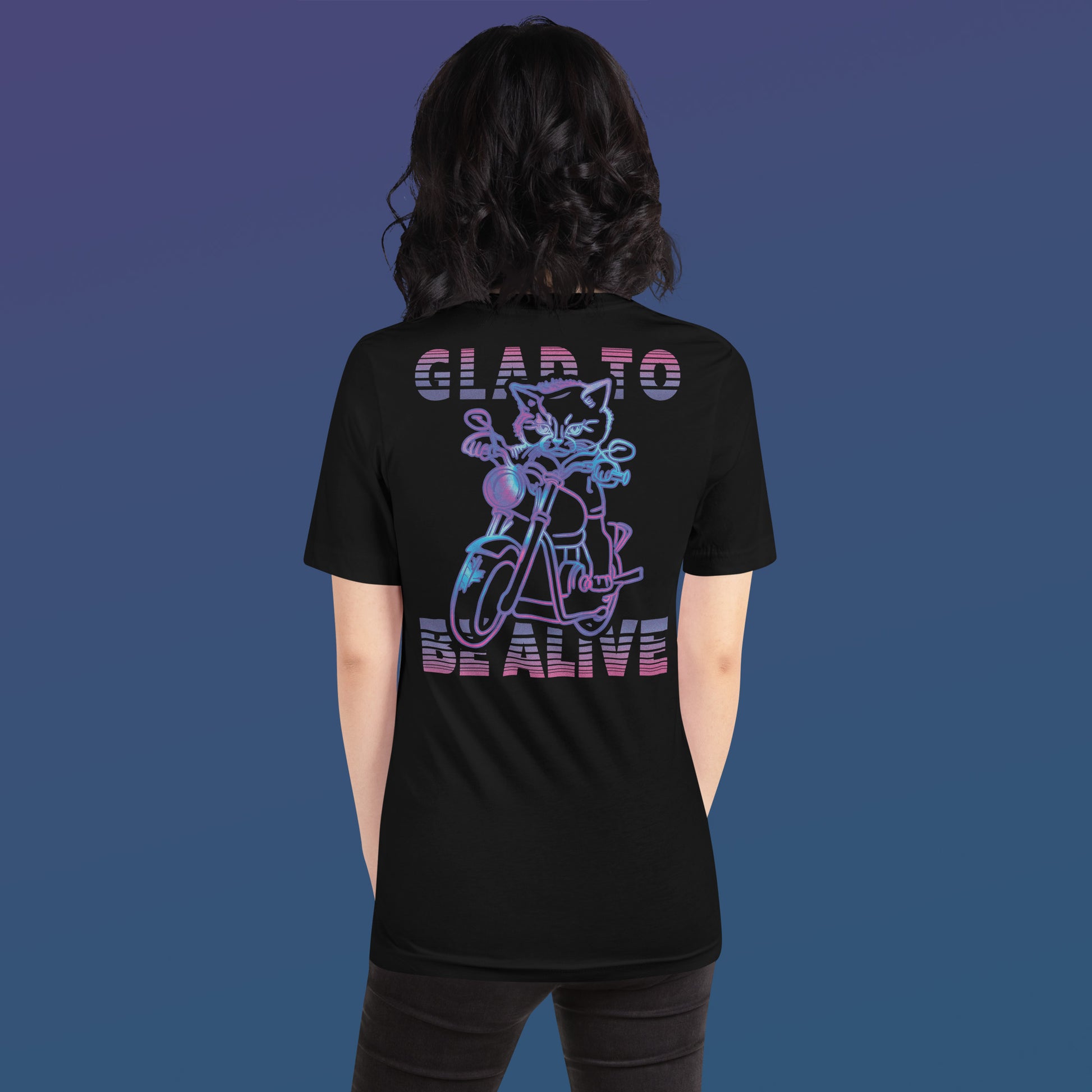 Glad To Be Alive Cat T-Shirt