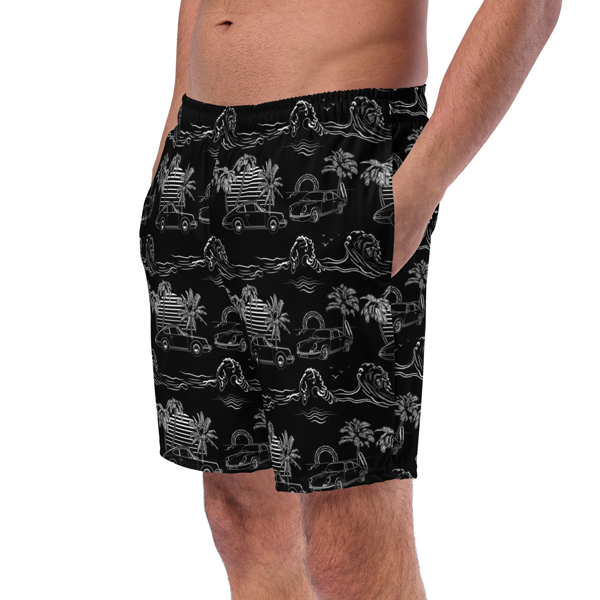 Image of Porsche 911 Tropical Swim Trunks