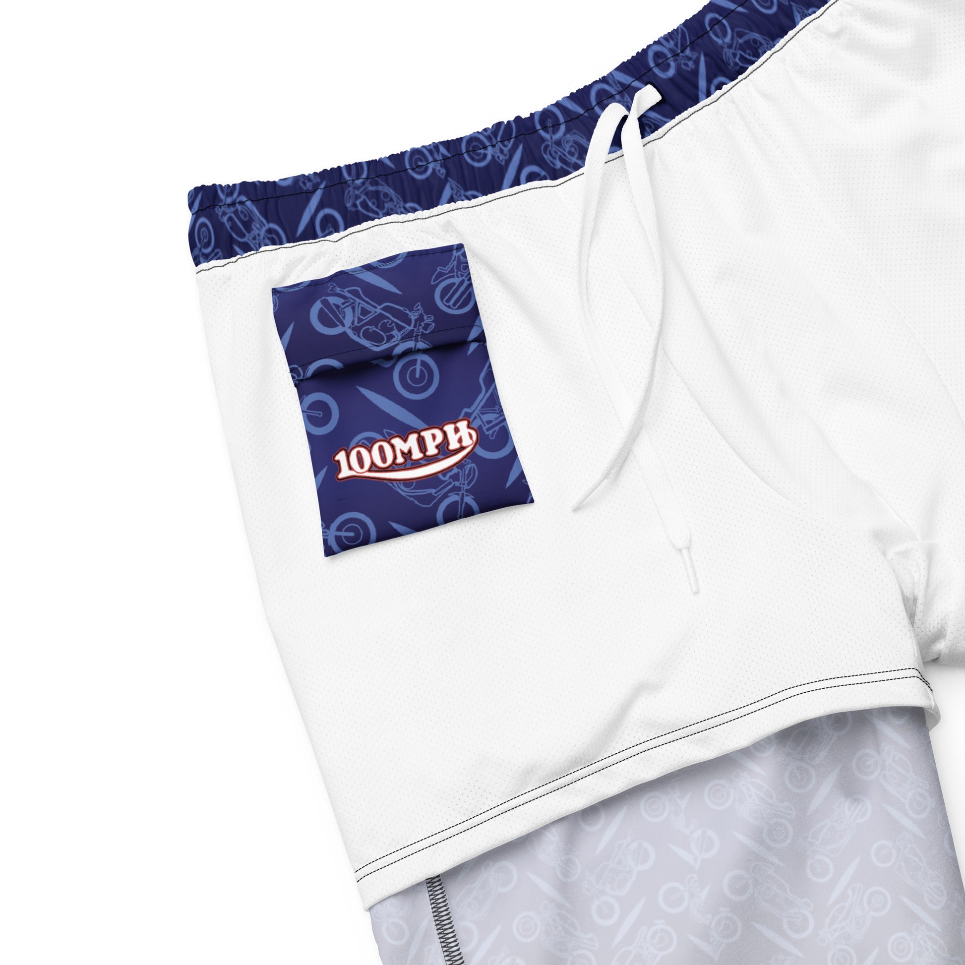 Cafe Racer Diamond Plate Swim Trunks