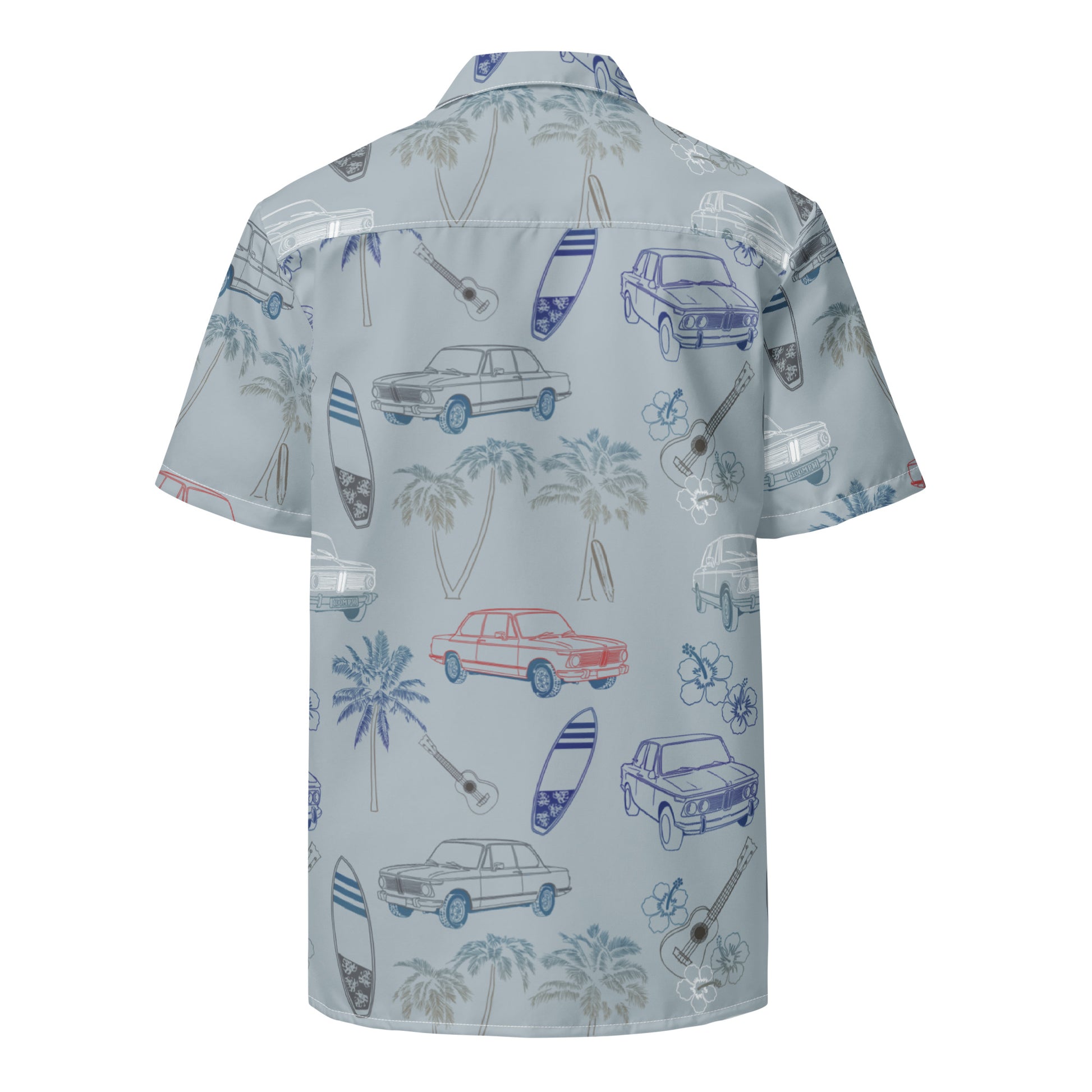 BMW 2002 Hawaiian Print Button Up Shirt