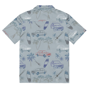 BMW 2002 Hawaiian Print Button Up Shirt