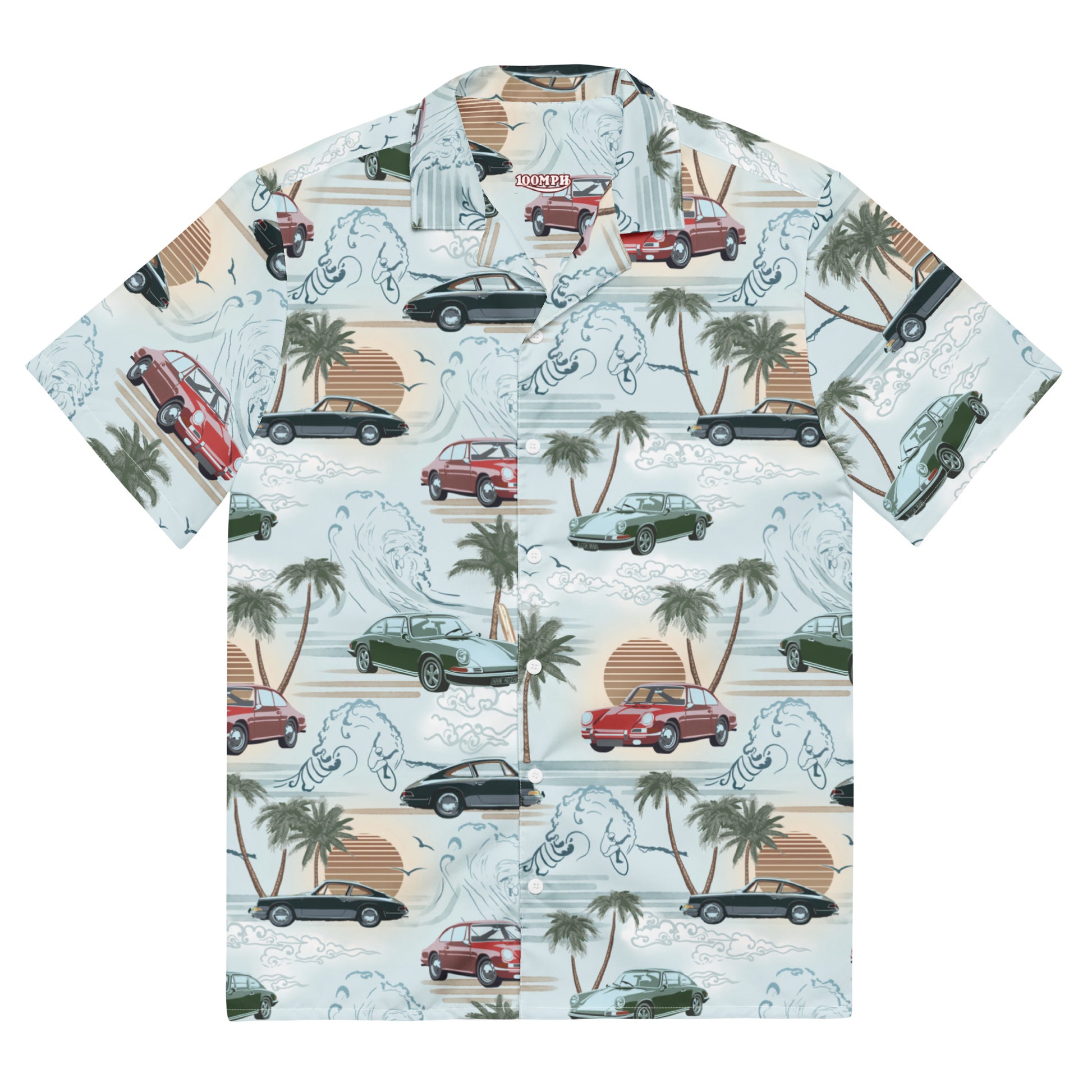 Porsche 911 "Hawaiian" Print Shirt