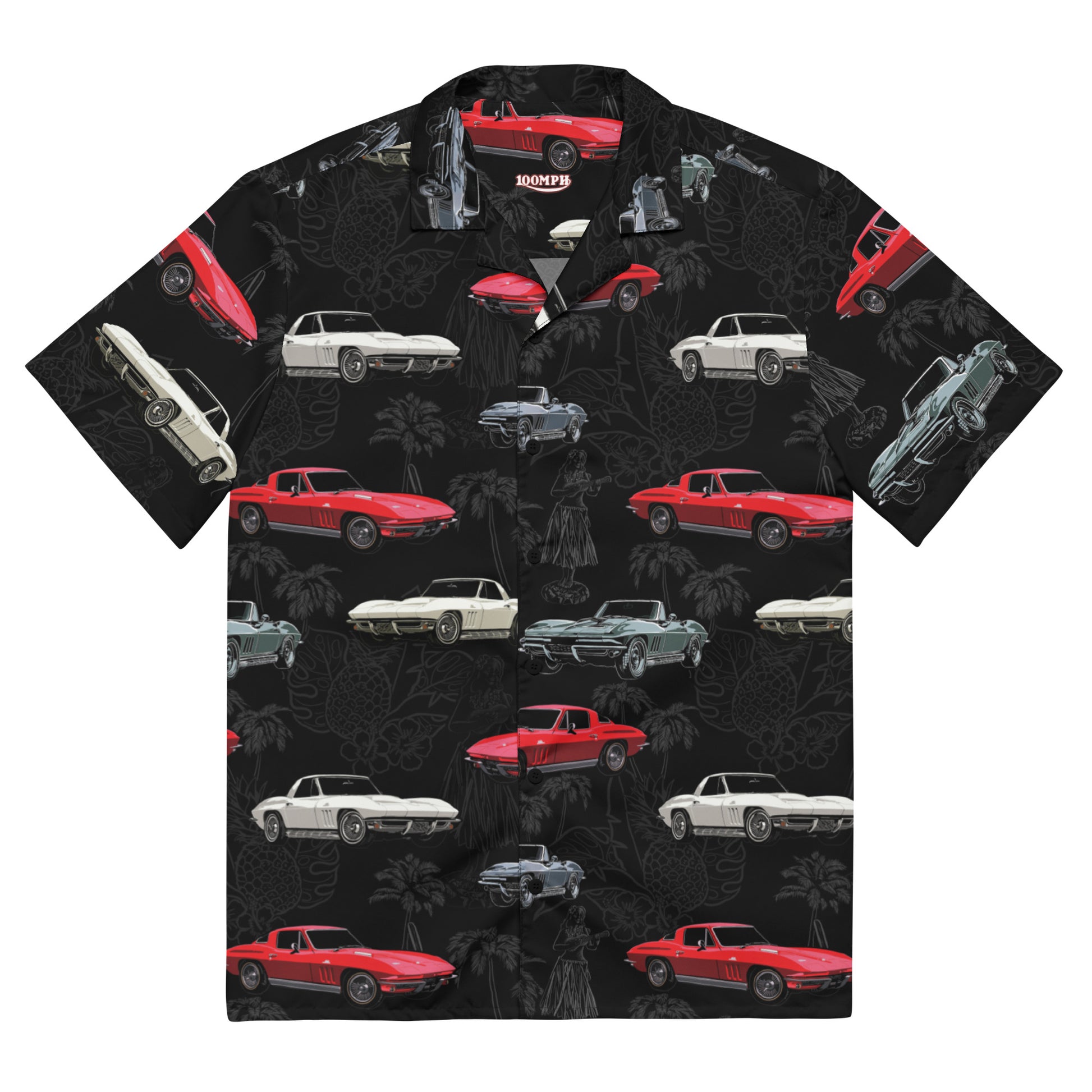 Corvette C2 "Hawaiian" Print Shirt