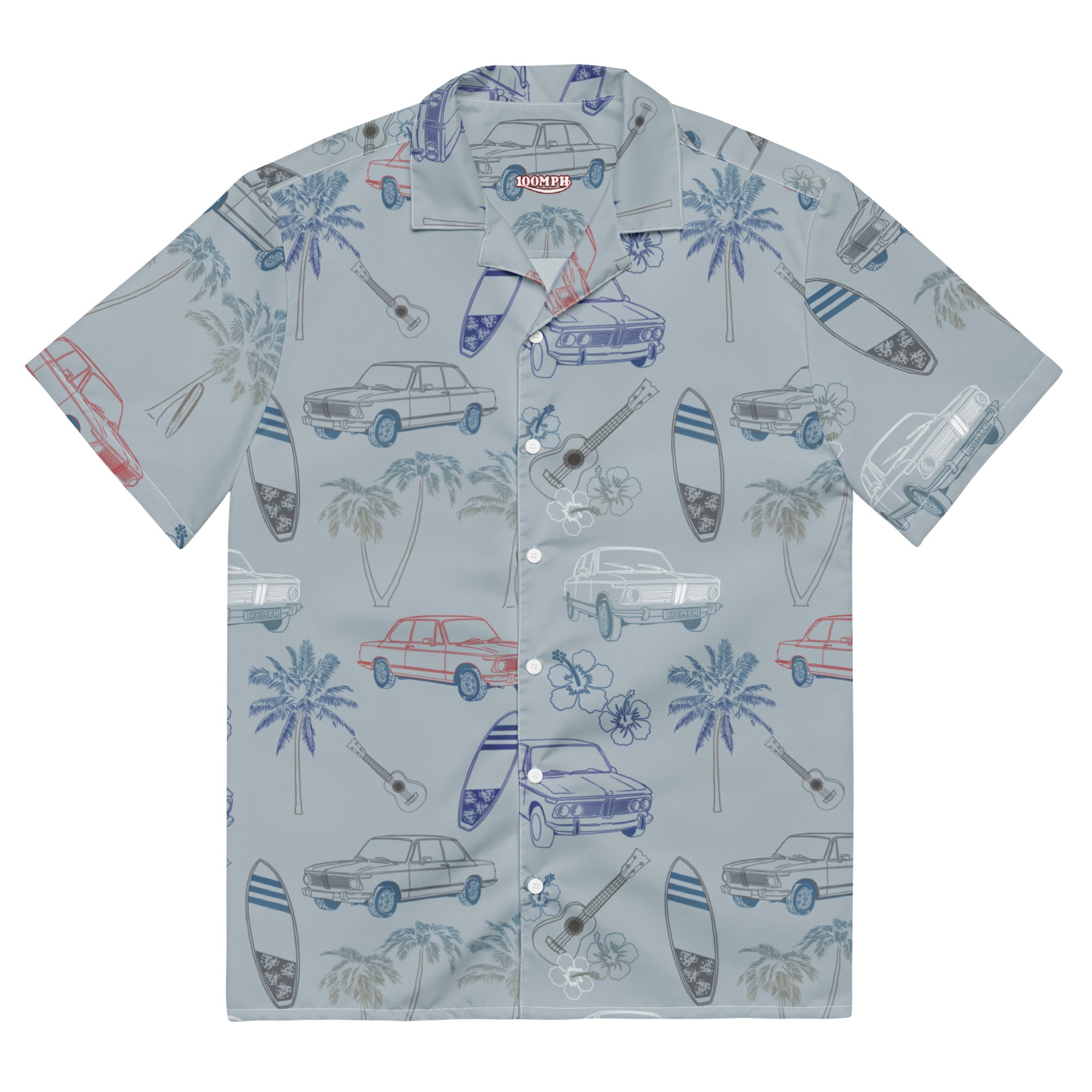 Image of BMW 2002 Hawaiian Print Button Up Shirt