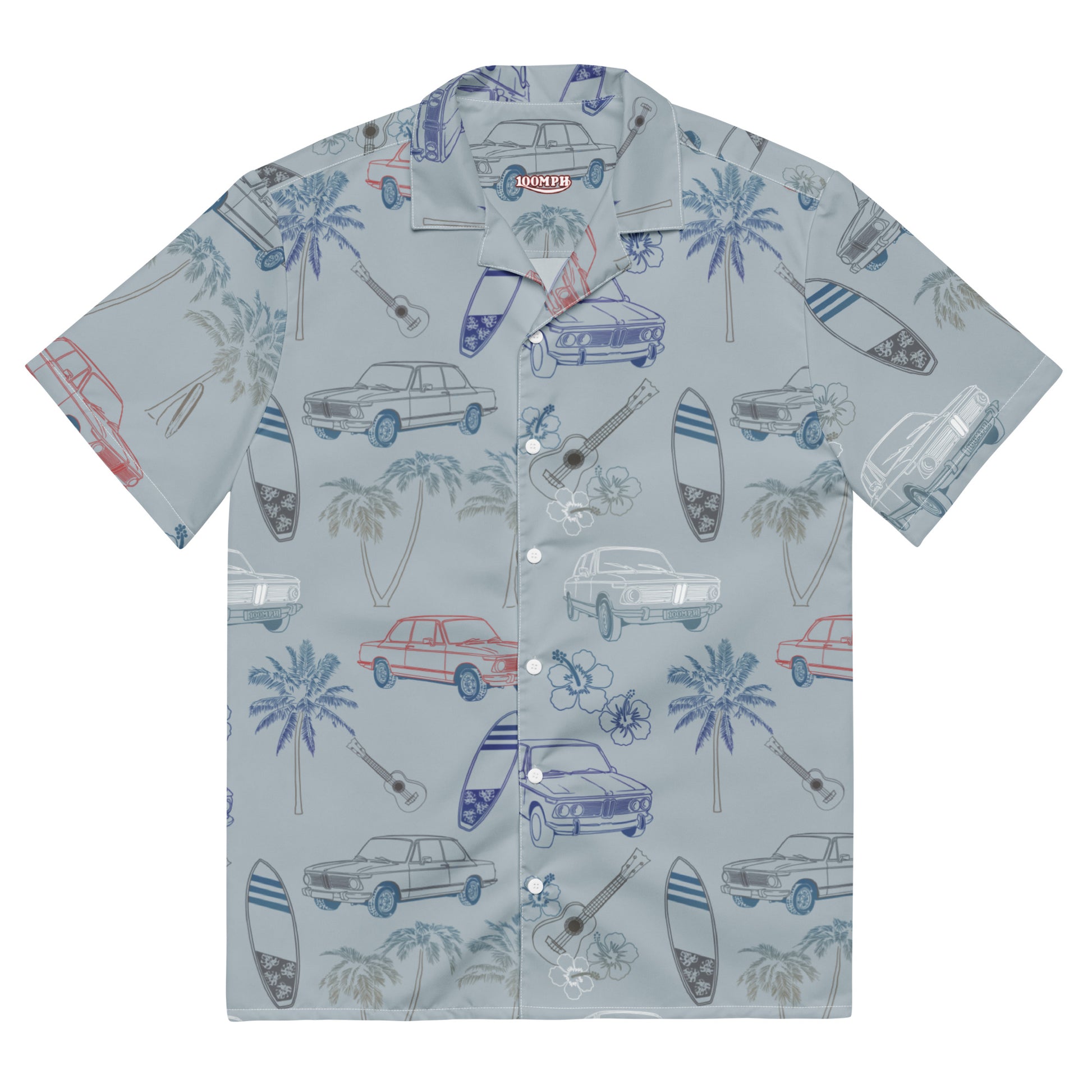 BMW 2002 Hawaiian Print Button Up Shirt