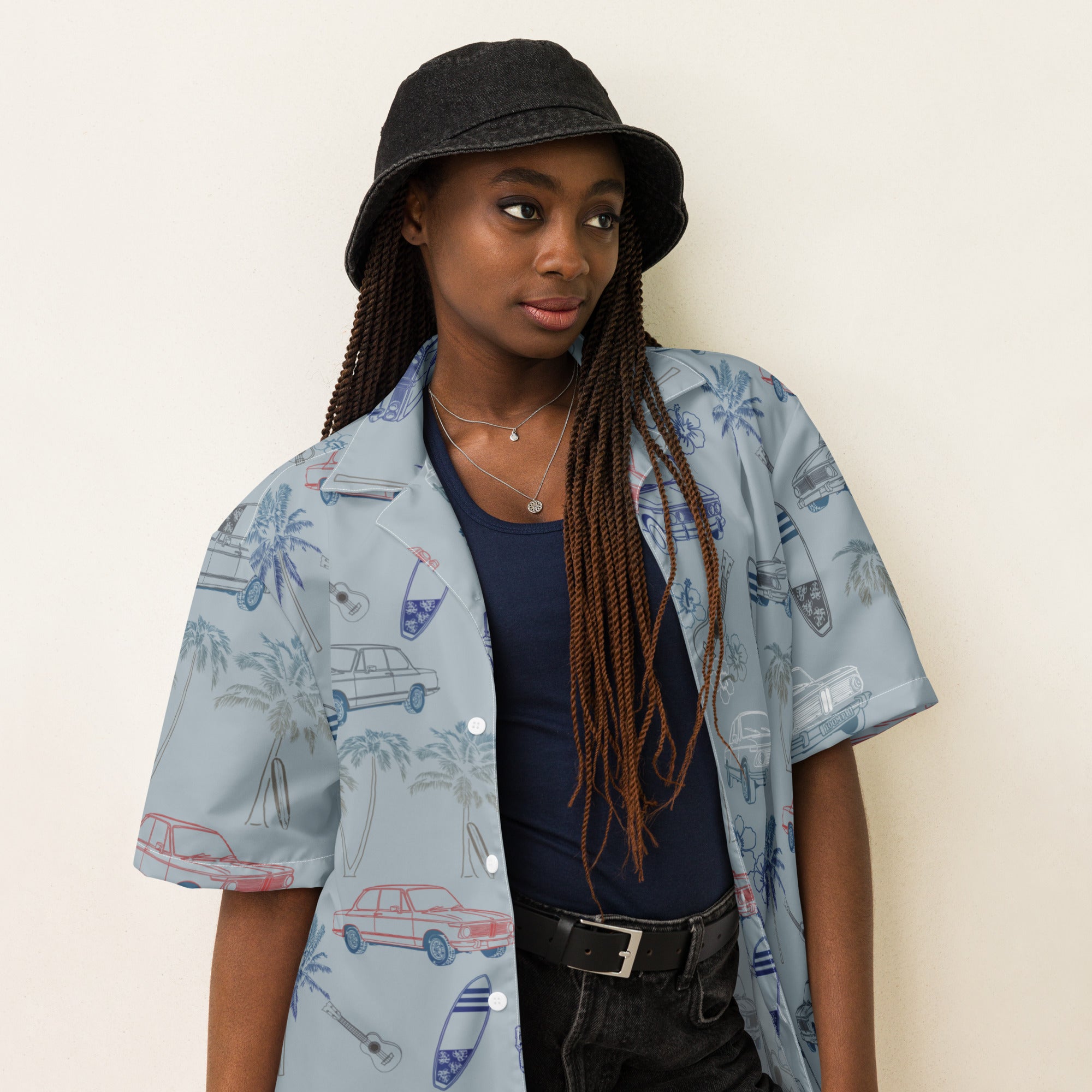 Image of BMW 2002 Hawaiian Print Button Up Shirt