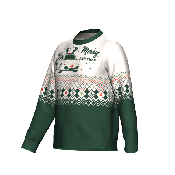 Porsche 996 "Ugly" Christmas Knit Sweater (Geen)