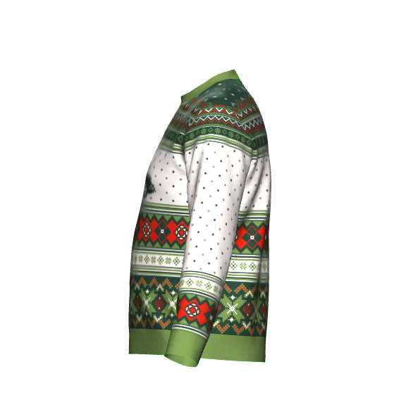 Porsche "Ugly" Christmas Knit Sweater (green)