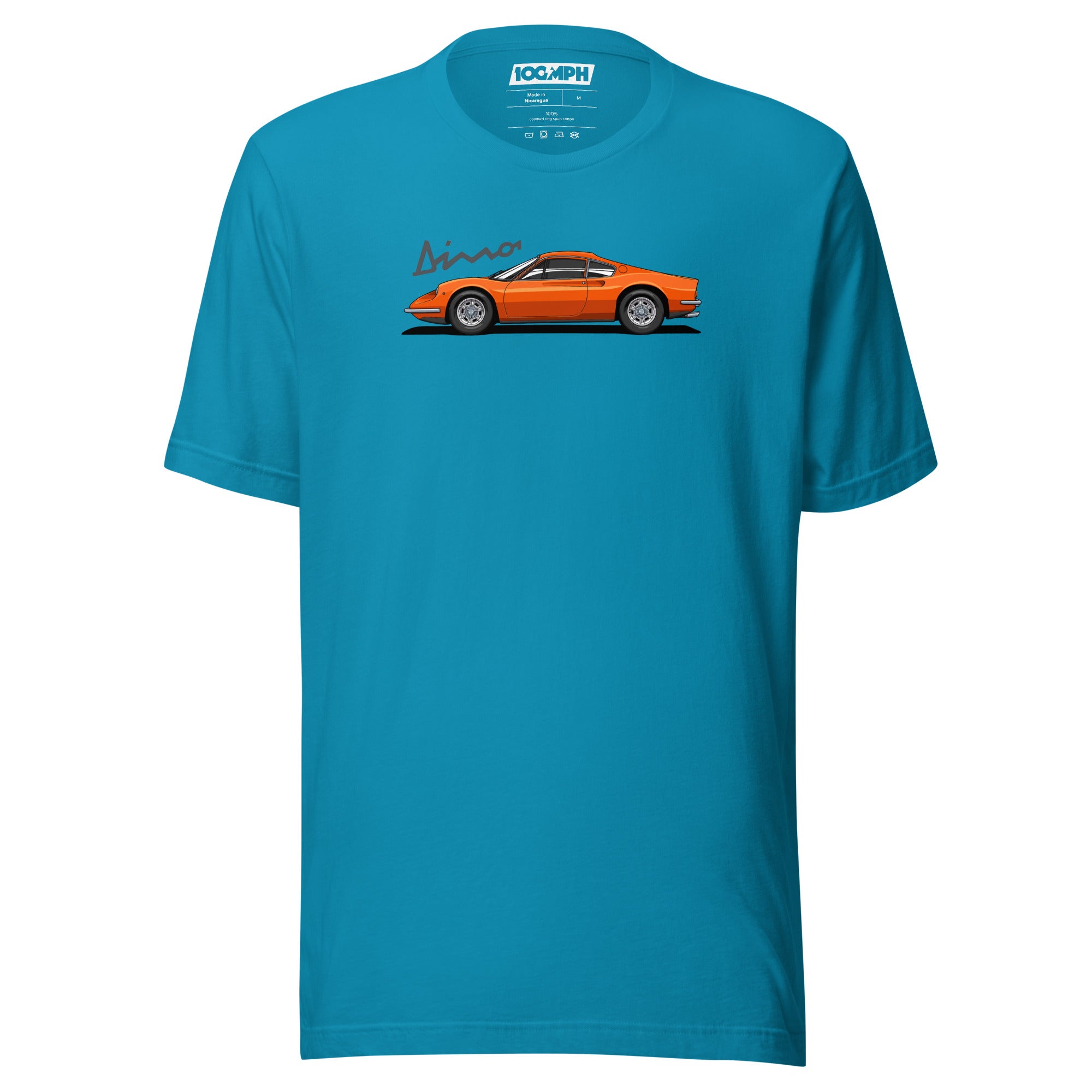Image of Orange Ferrari Dino 246 GT T-Shirt