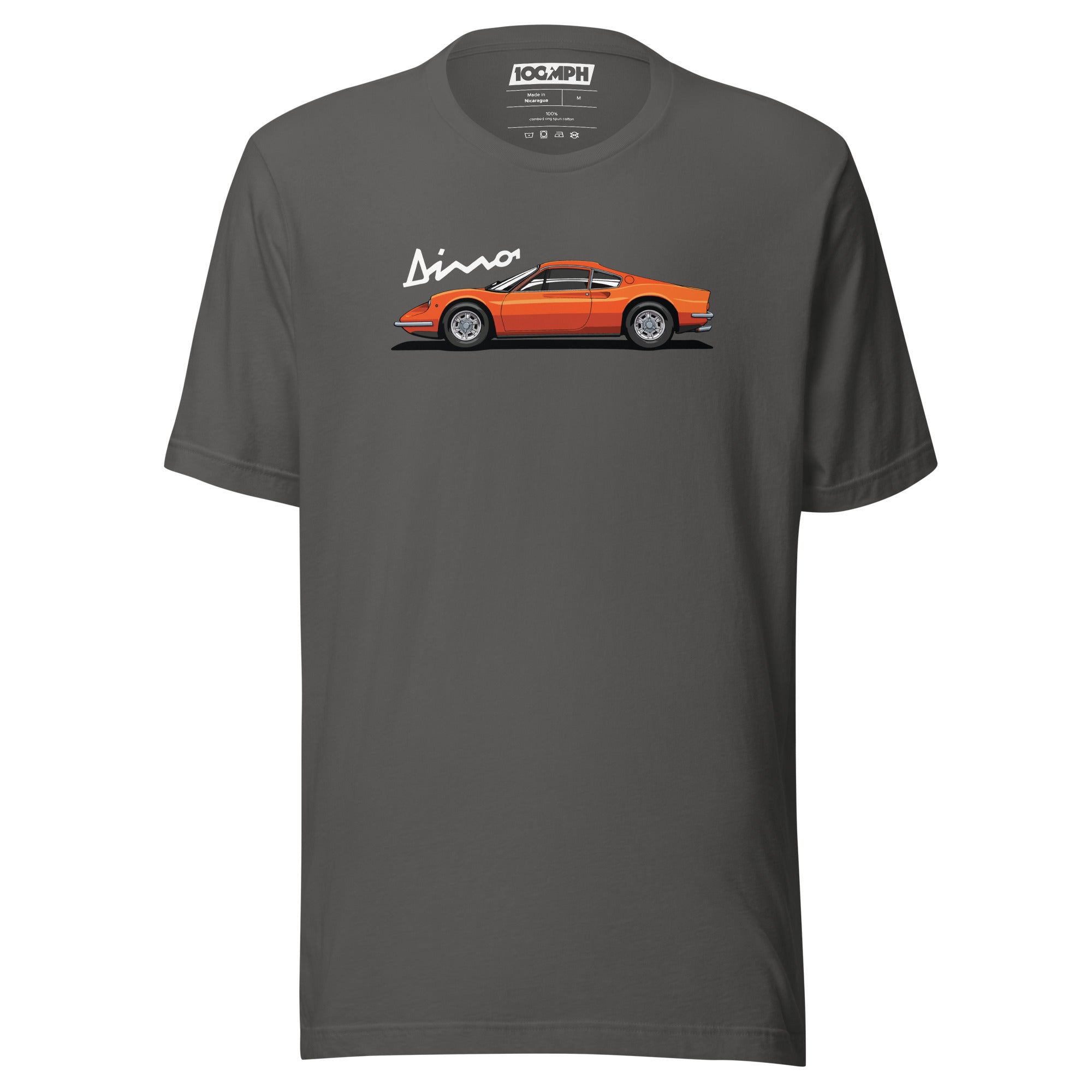 Image of Orange Ferrari Dino 246 GT T-Shirt
