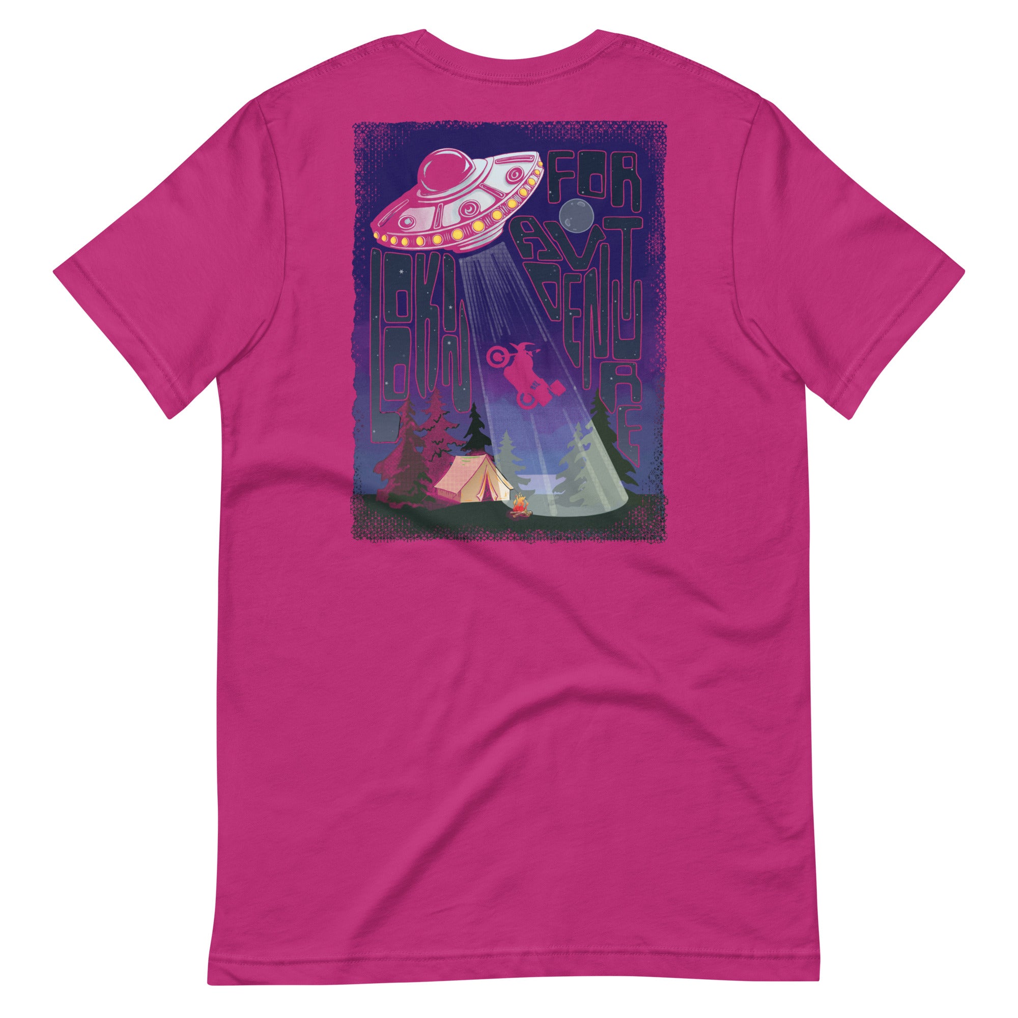 Image of UFO Adventure Motorcycle T-Shirt