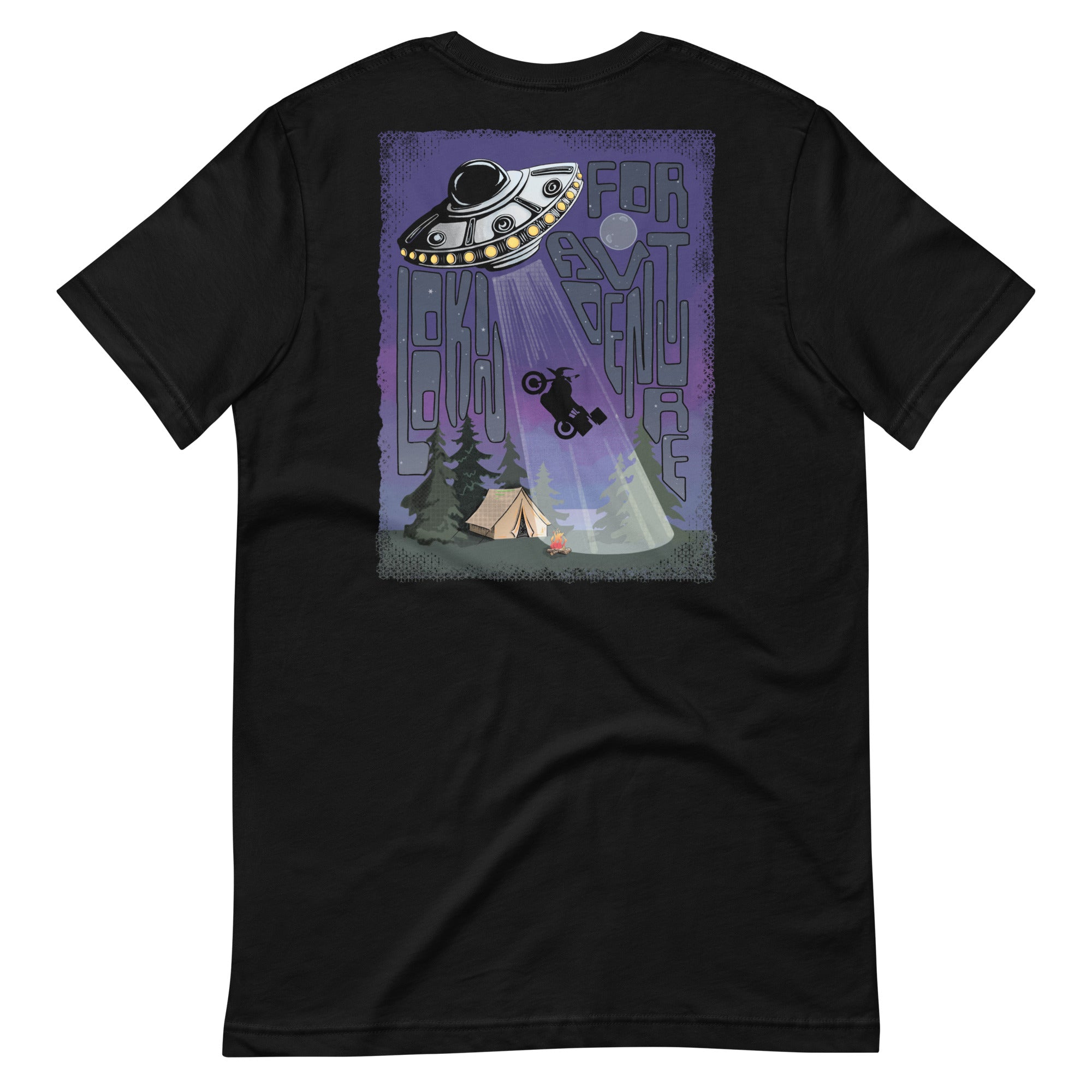 Image of UFO Adventure Motorcycle T-Shirt