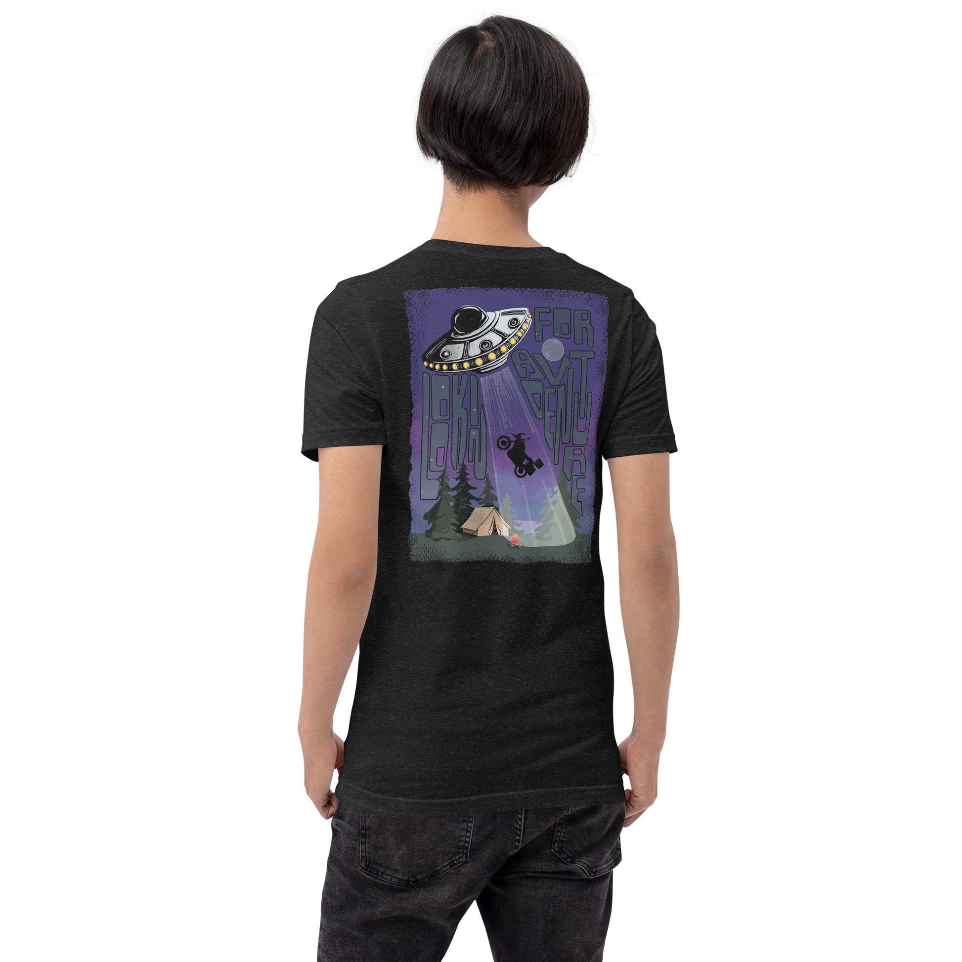 UFO Adventure Motorcycle T-Shirt