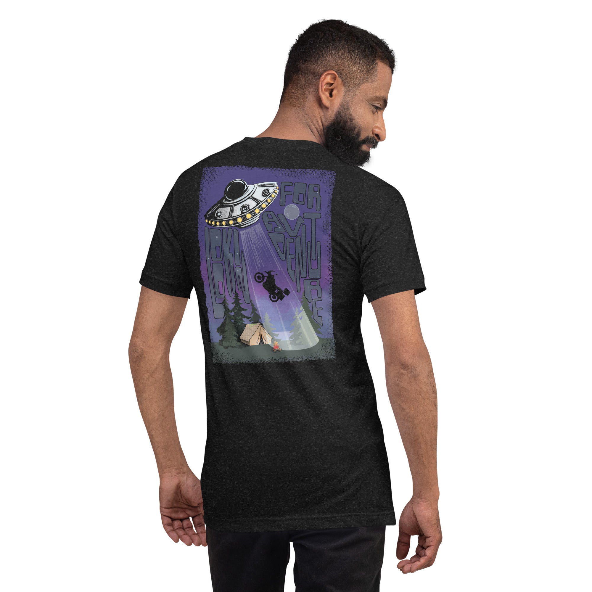 UFO Adventure Motorcycle T-Shirt