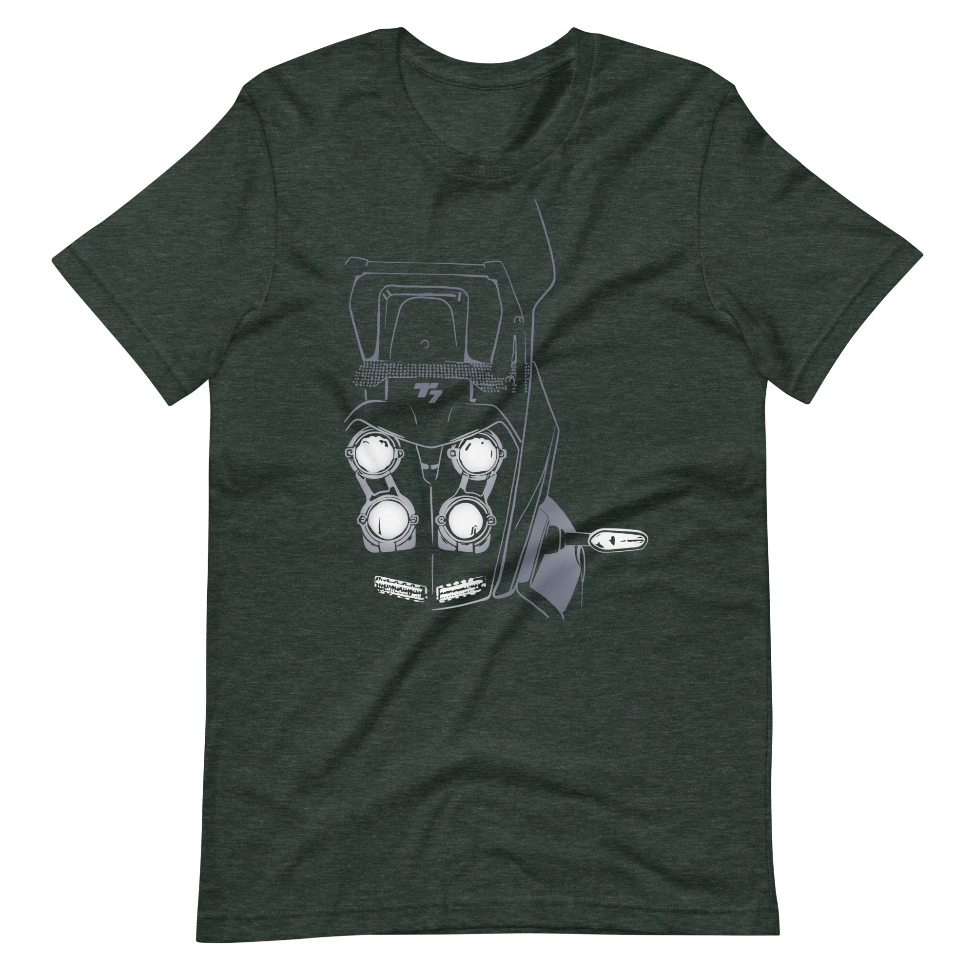 Image of T-7 Headlights (Grey) T-Shirt