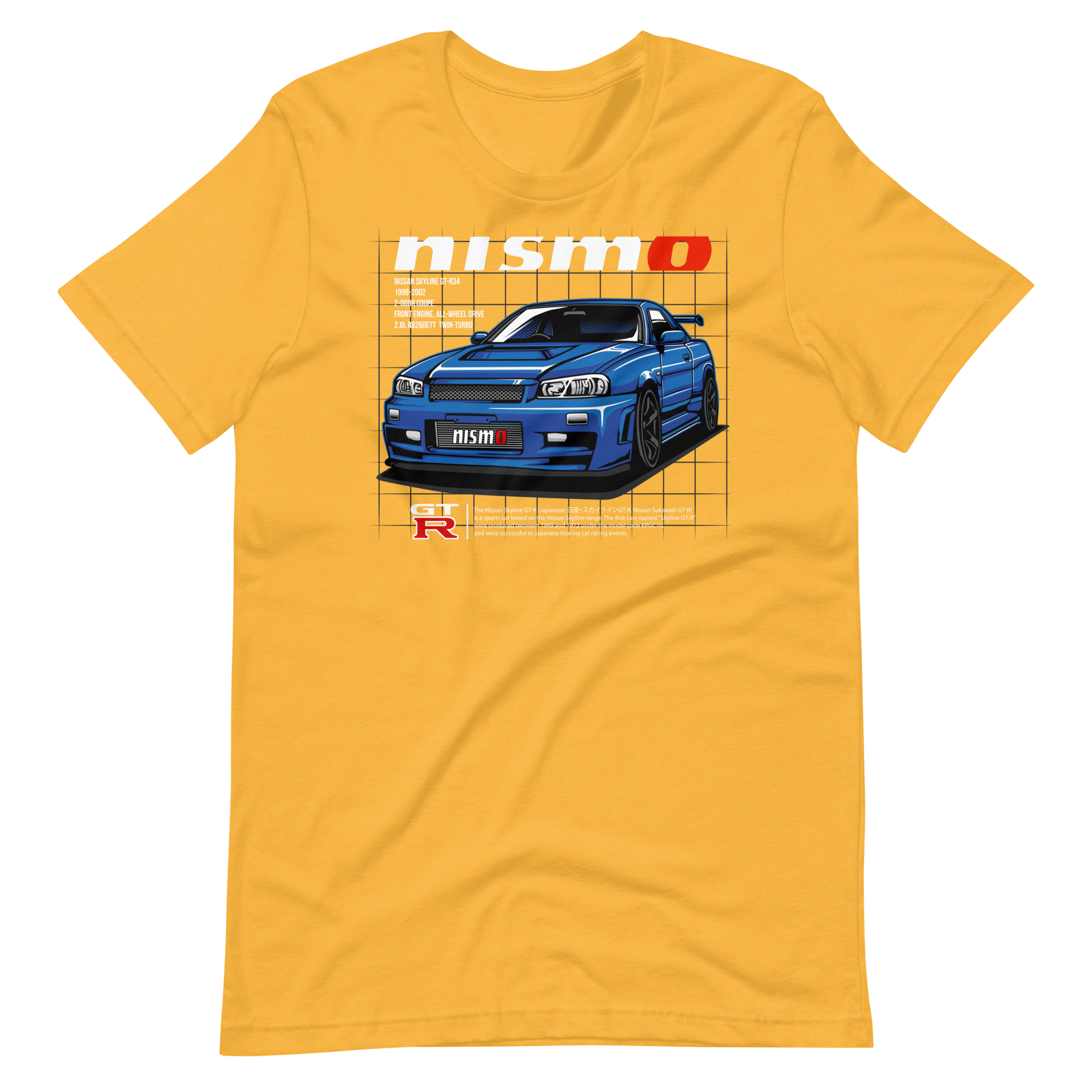 Nissan Skyline GT-R R34 T-Shirt | JDM Legend Godzilla Tee