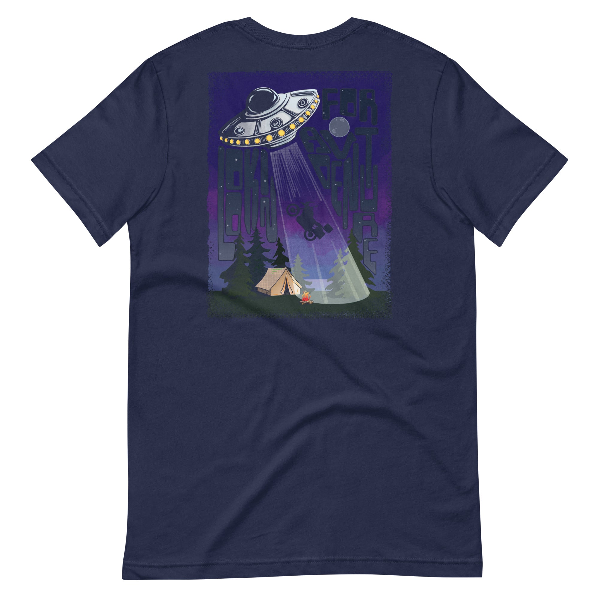 UFO Adventure Motorcycle T-Shirt