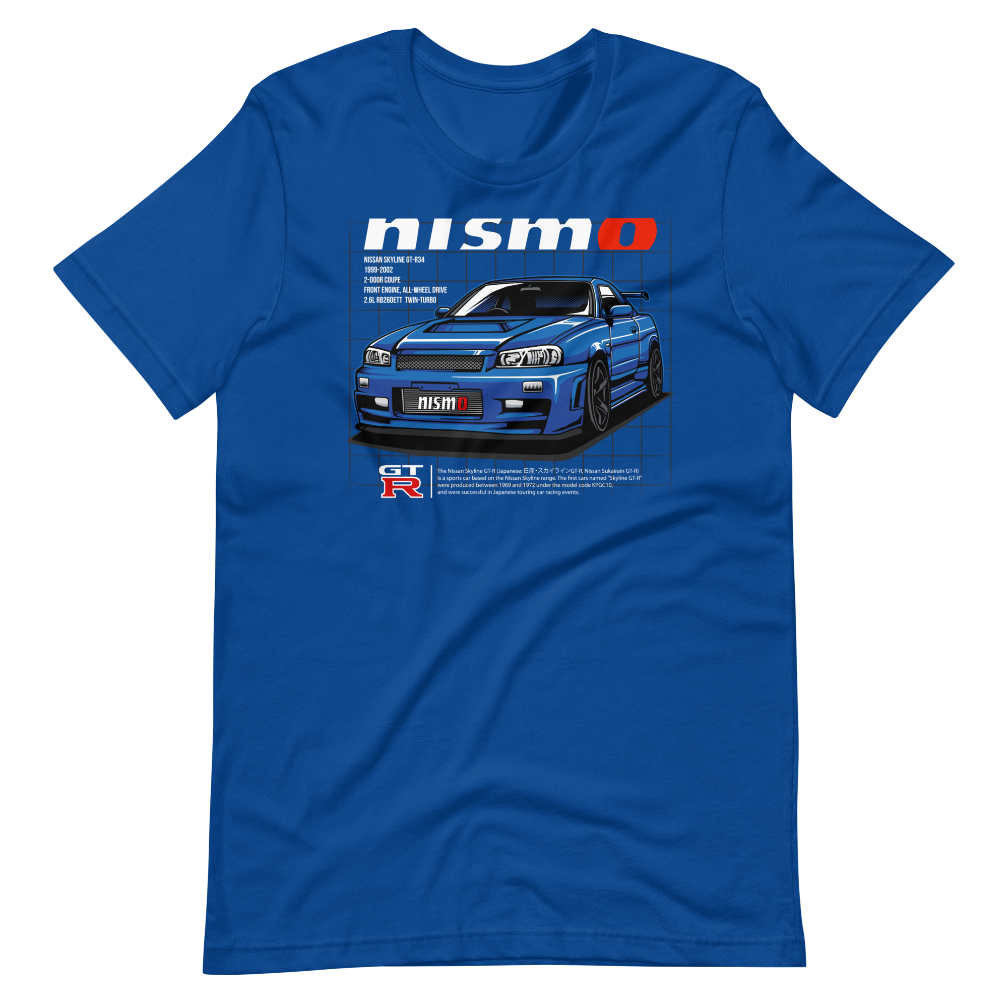 Image of Nissan Skyline GT-R R34 T-Shirt | JDM Legend Godzilla Tee