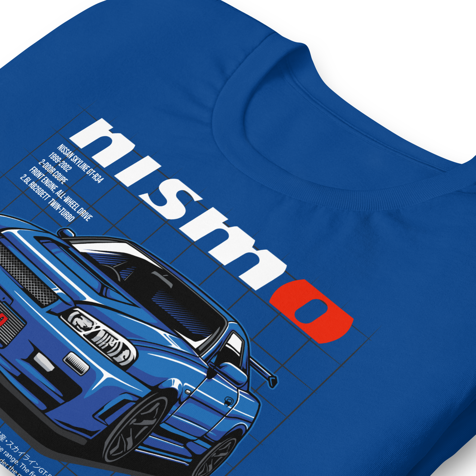 Image of Nissan Skyline GT-R R34 T-Shirt | JDM Legend Godzilla Tee
