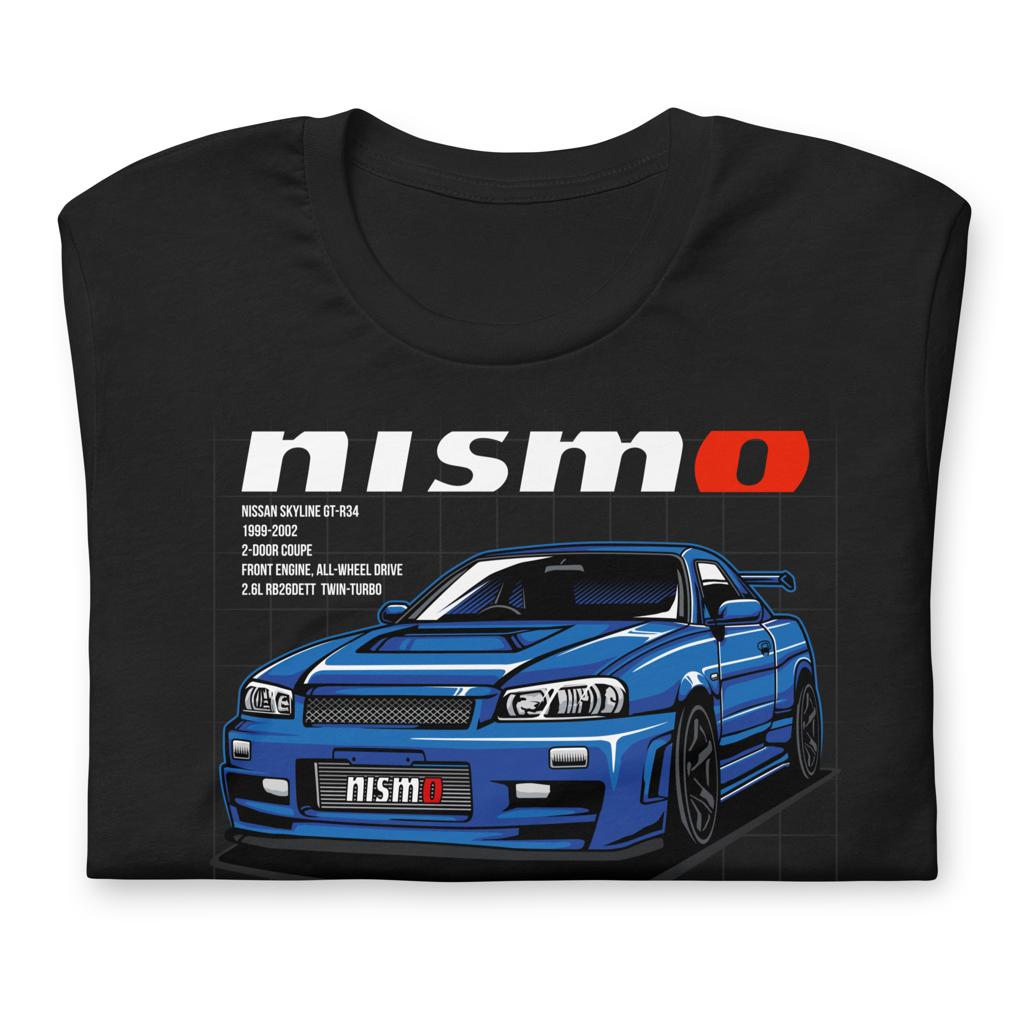 Image of Nissan Skyline GT-R R34 T-Shirt | JDM Legend Godzilla Tee