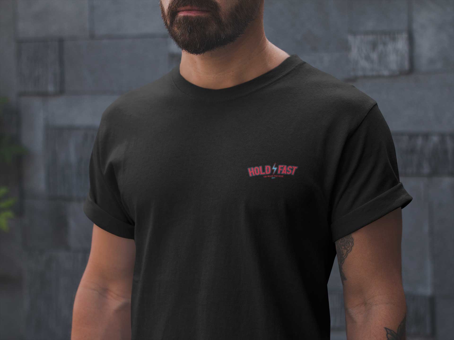 Image of Hold Fast - Oil on the Brain Tee - 100 Miles Per Hour